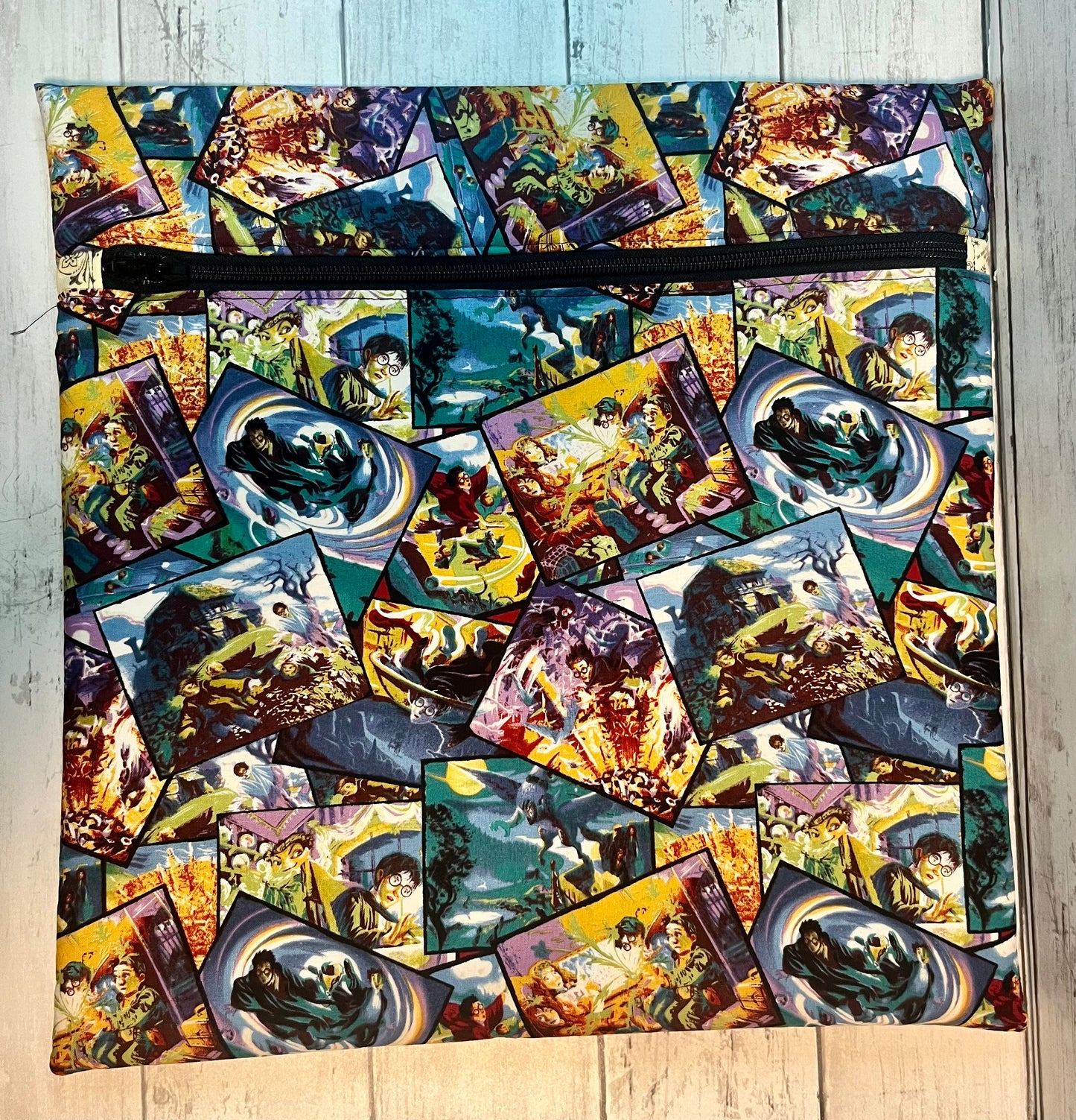 Project Bag for Cross Stitch with wizards