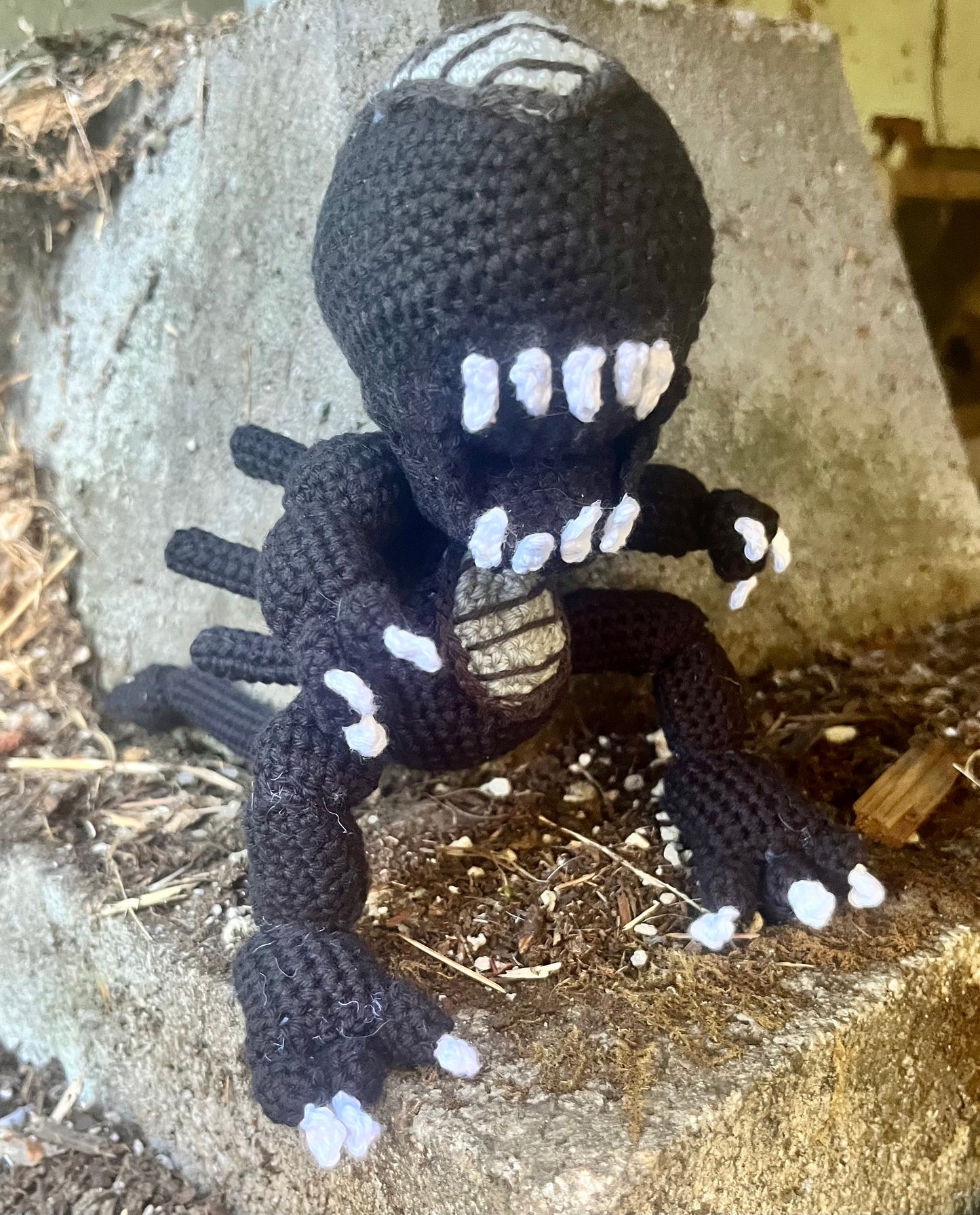 Alien Amigurumi Crochet Doll Horror Movie