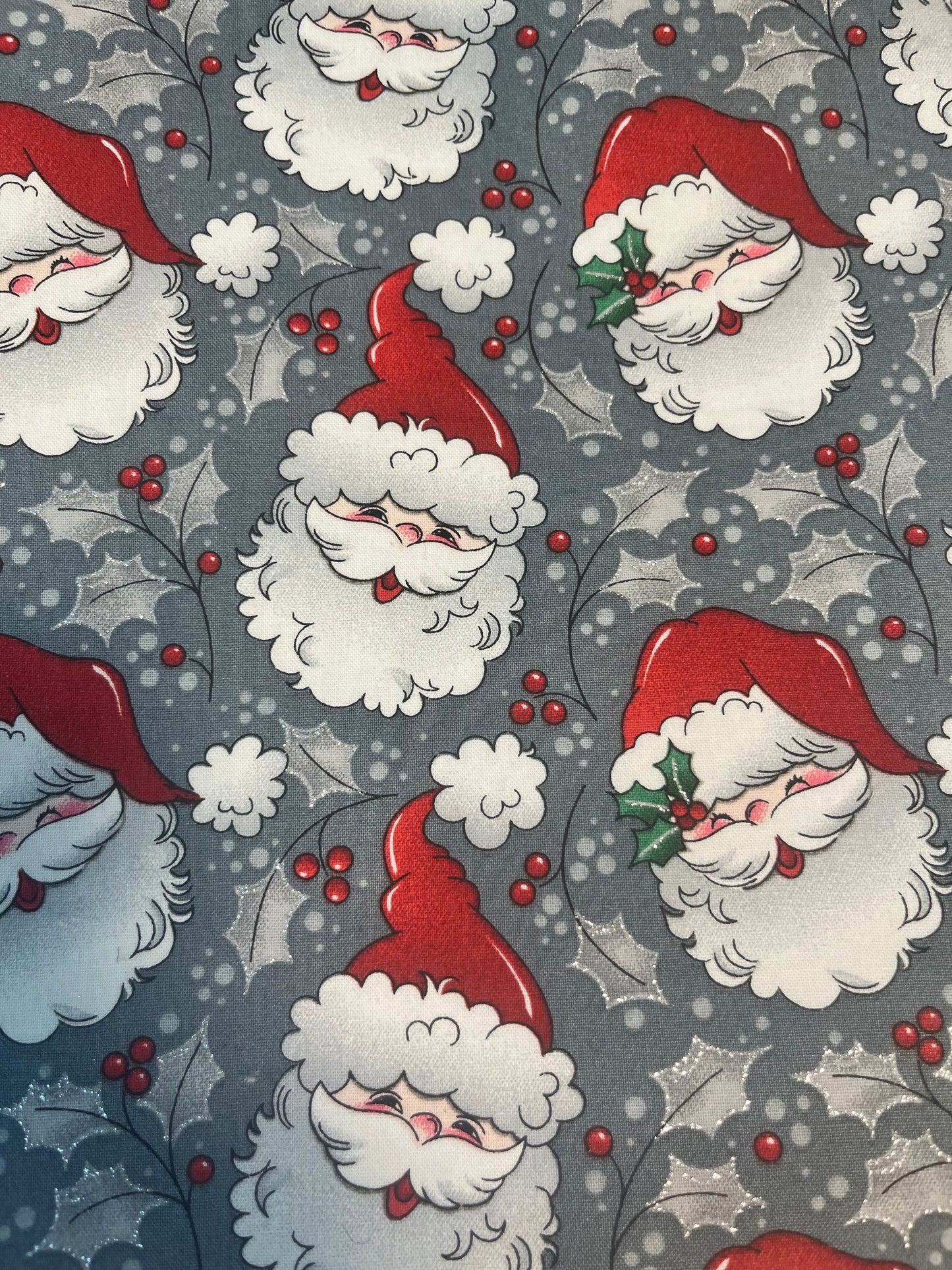 Project Bag for Cross Stitch Christmas w/Santa Claus