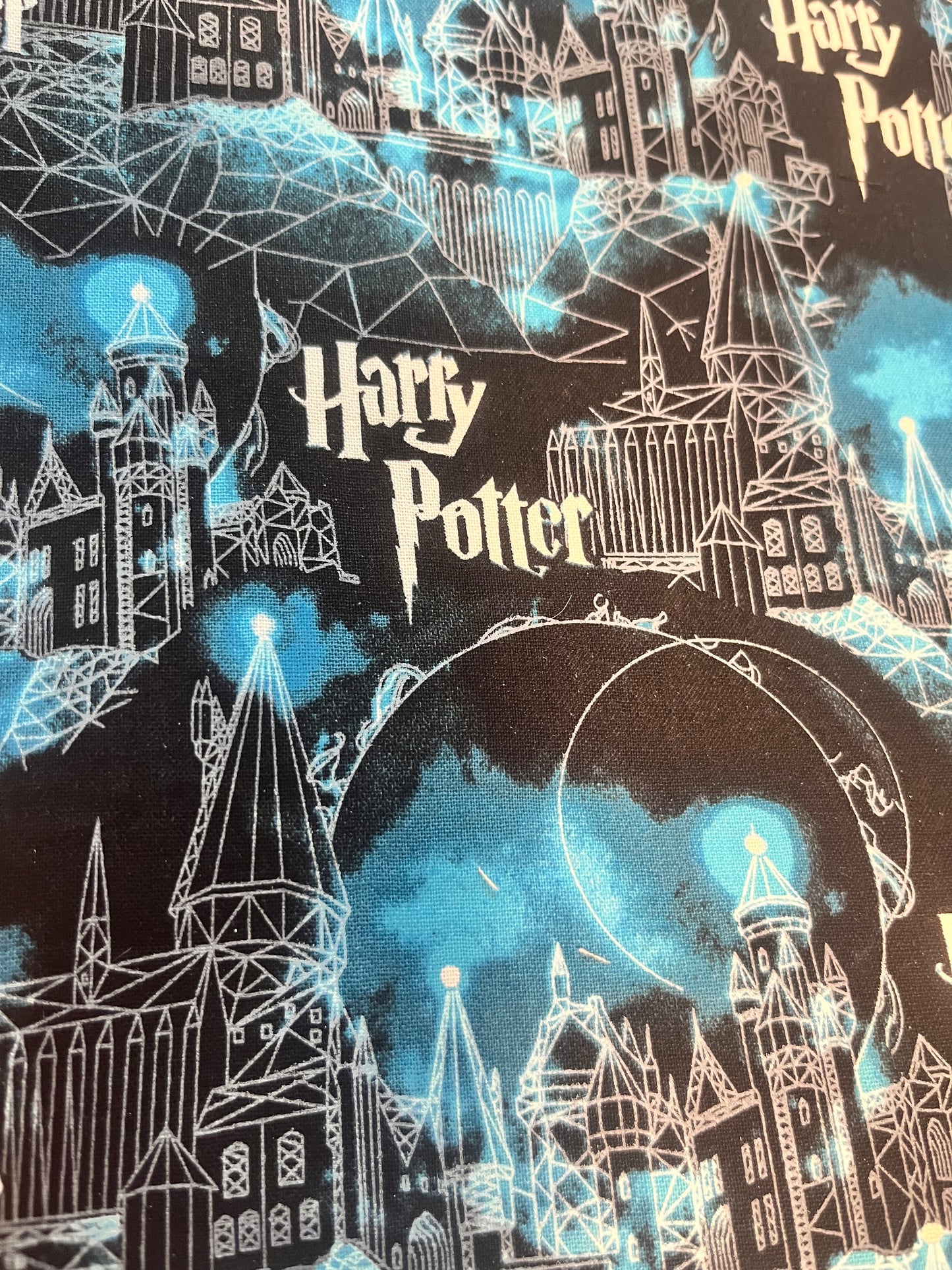 Project Bag for Cross Stitch with wizards