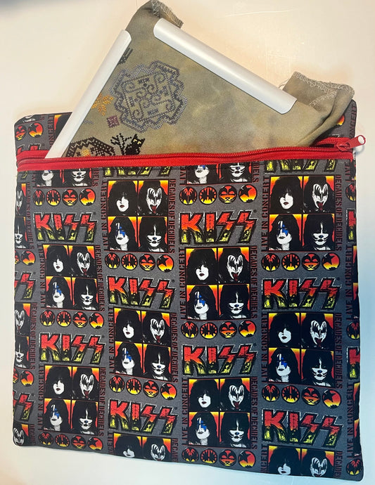Project Bag for Cross Stitch with Rock Stars