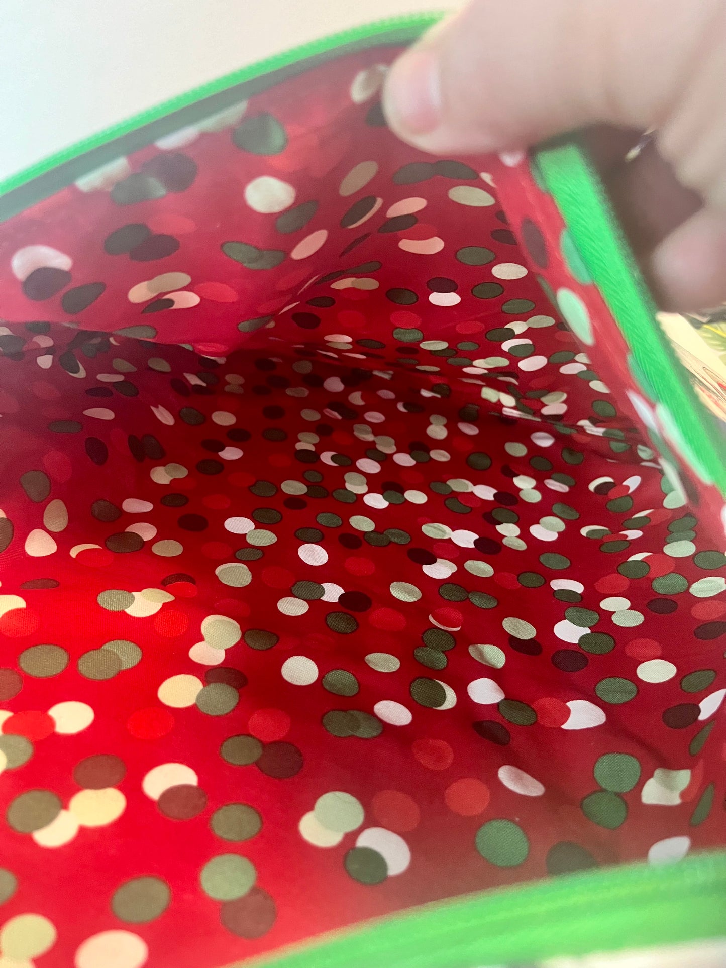 Project Bag for Cross Stitch Christmas w/Snowman